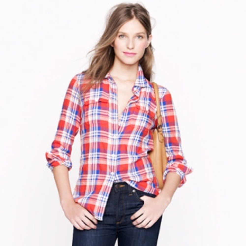 J Crew Cozy Flannel Shirt
